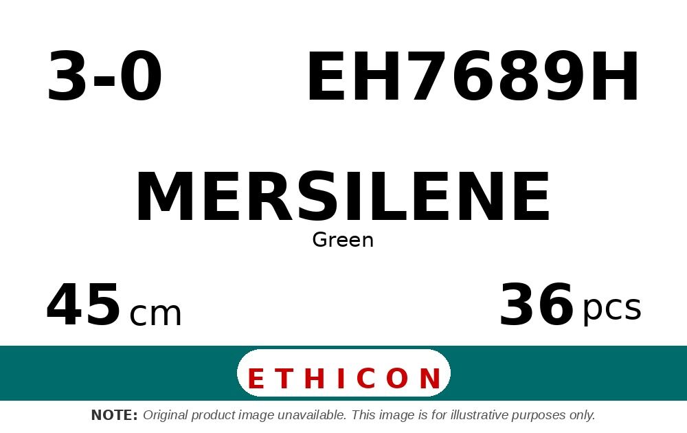 Mersilene EH7689H hechtdraad - X-1 3-0 - 45cm - | per 36 st. |