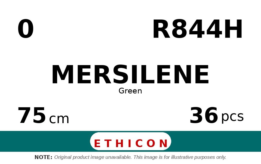 Mersilene R844H hechtdraad - MH 0 - 75cm - | per 36 st. |