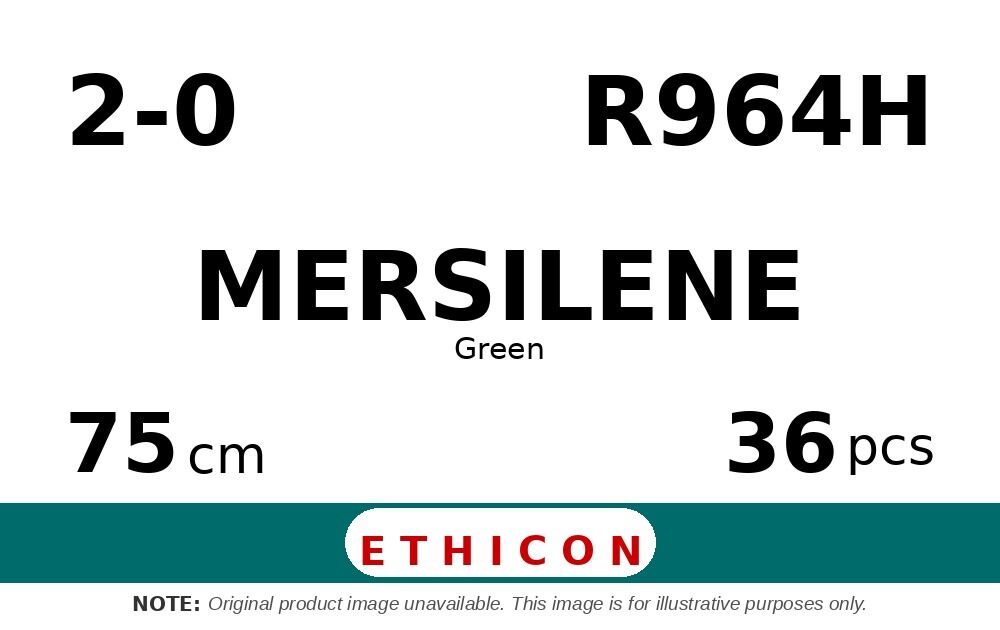 Mersilene R964H hechtdraad - V-7 2-0 - 75cm - | per 36 st. |