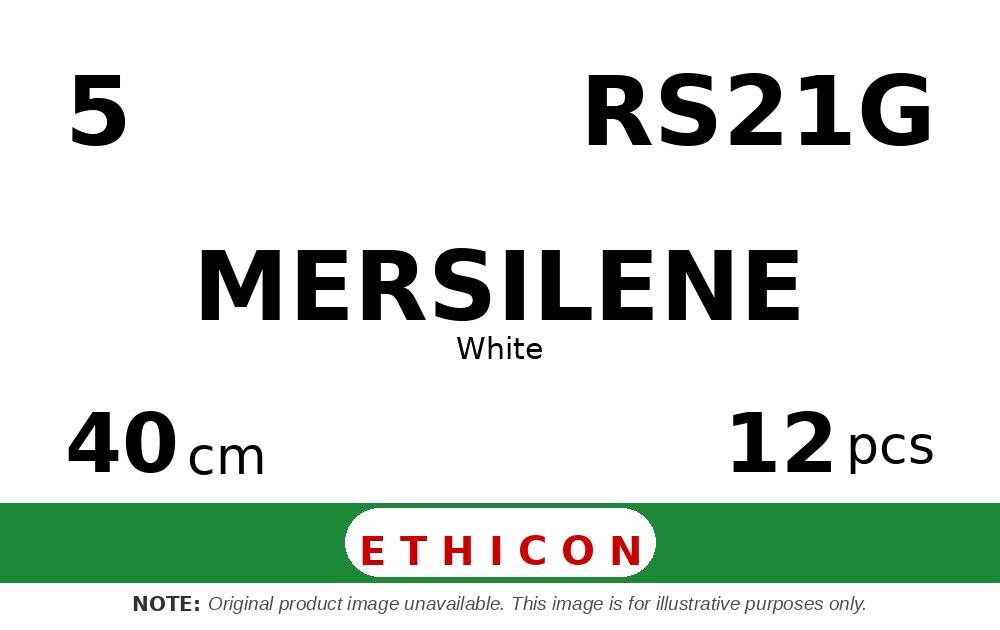 Mersilene RS21G hechtdraad - BP-1 5 - 40cm - | per 12 st. | - afbeelding 0