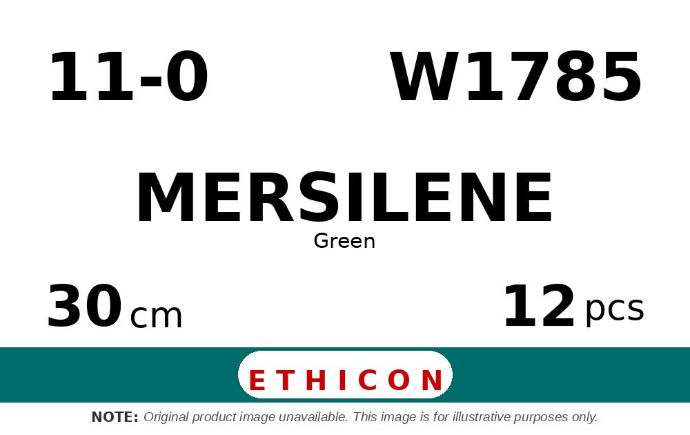 Mersilene W1785 hechtdraad - TG-140-6 11-0 - 30cm - | per 12 st. |