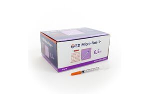 BD Microfine spuit insulinespuitjes 1ml 0,5ml of 0,3ml per 100st. U100