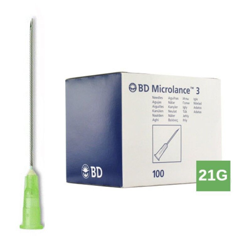 BD Microlance injectienaalden per 100st. 0.4x13mm grijs 27G