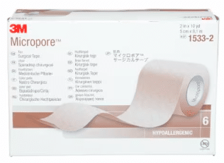Micropore hechtpleister huidkleurig tape op rol 