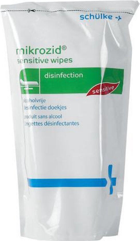 Mikrozid sensitive wipes zak 200 wipes jumbo