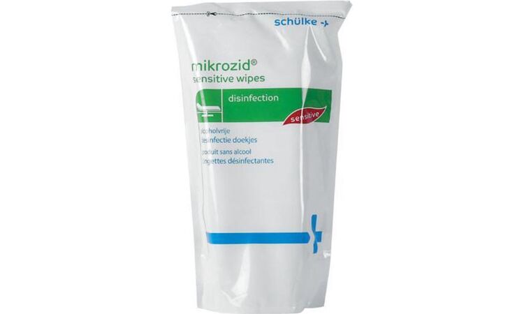 Mikrozid sensitive wipes zak 200 wipes jumbo