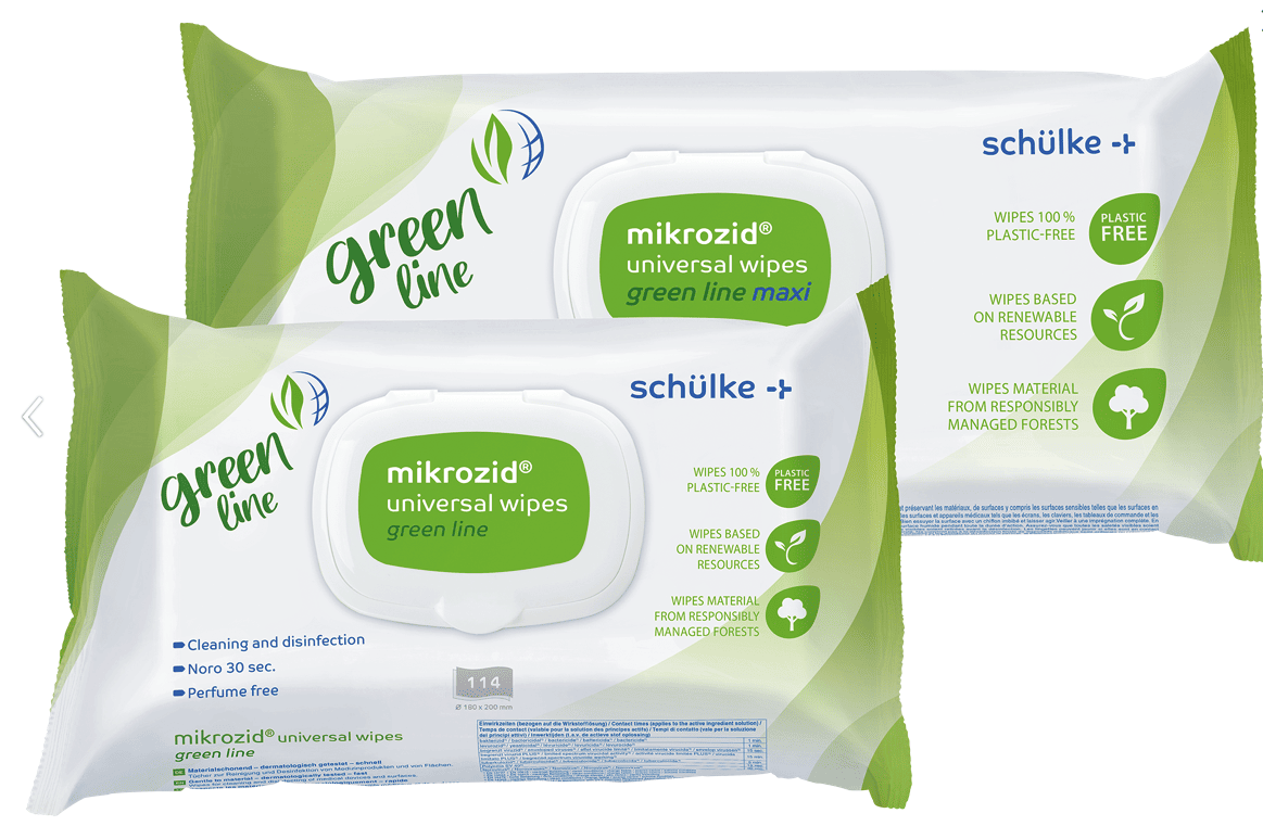 Mikrozid green line universal wipes