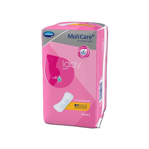 MoliCare Premium lady pad 1,5 druppel 1 zak van 14 st.