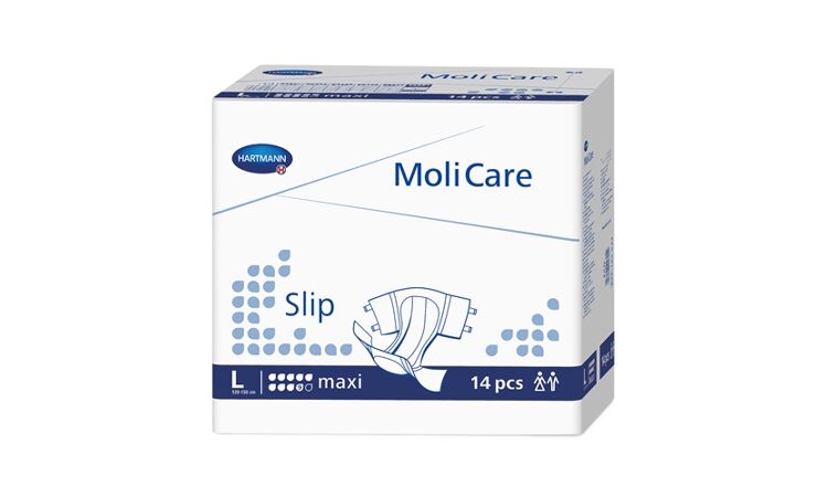 MoliCare Slip Maxi 9 druppels maat L 120-150cm per 4x14st.  - afbeelding 1