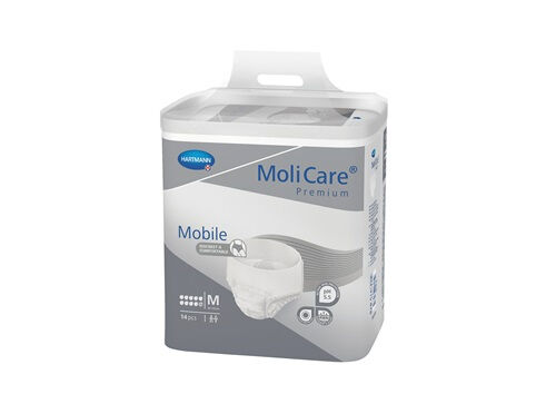 Molicare premium mobile broekje Medium 80-120cm 10 druppels 14st. 