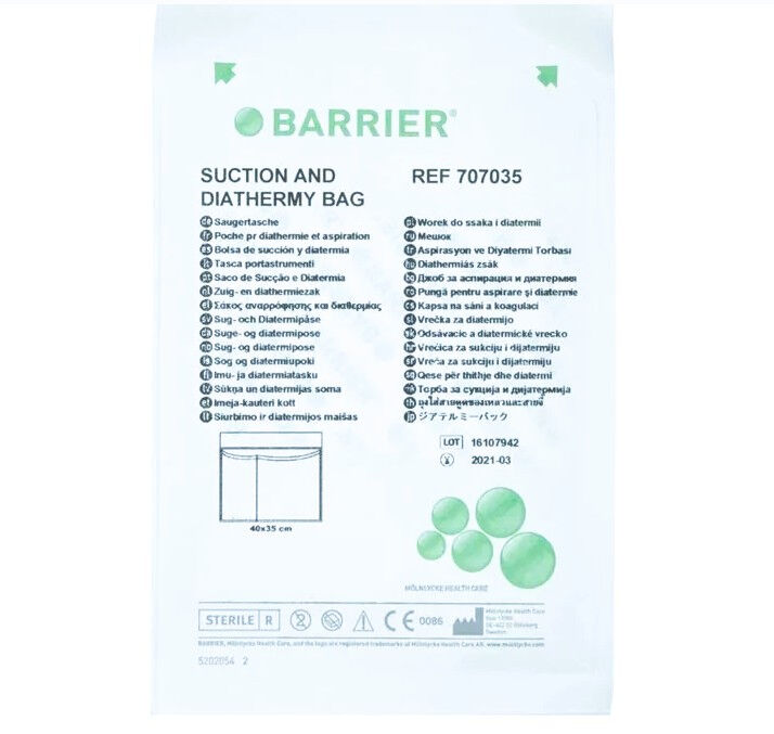 Diathermiezakje 40x35cm 30ST