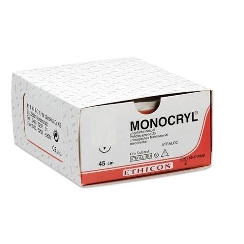 Monocryl hechting 4-0 MCP292H met FS-2 hechtnaald 45cm draad per 36st.