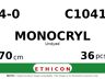 Monocryl C1041 hechtdraad - TS 4-0 - 70cm - | per 36 st. |