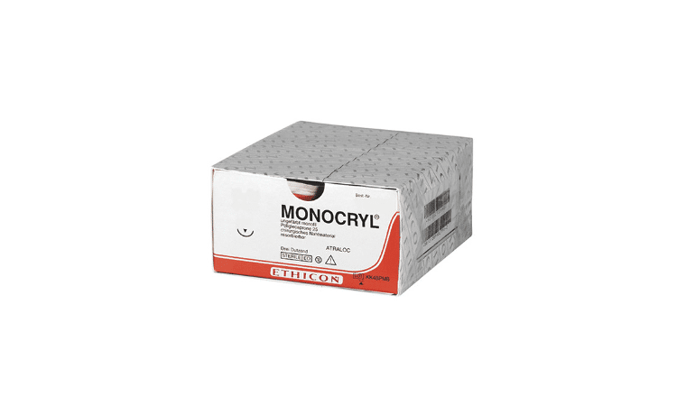 Monocryl plus hechtdraad 3-0 FS2 naald MCP293H 45cm draad per 36st. - afbeelding 0