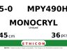 Monocryl MPY490H hechtdraad - P-1 5-0 - 45cm - | per 36 st. |