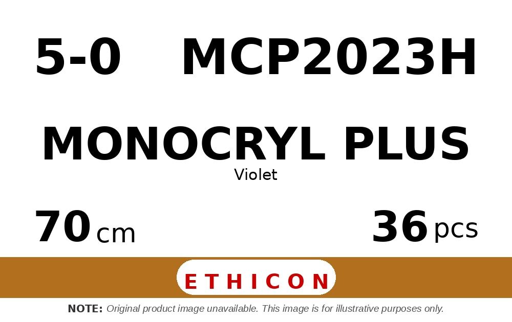 Monocryl Plus MCP2023H hechtdraad - JBB 5-0 - 70cm - | per 36 st. |