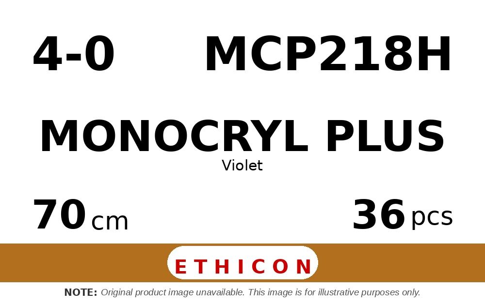 Monocryl Plus MCP218H hechtdraad - SH-1 4-0 - 70cm - | per 36 st. |