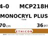 Monocryl Plus MCP218H hechtdraad - SH-1 4-0 - 70cm - | per 36 st. |