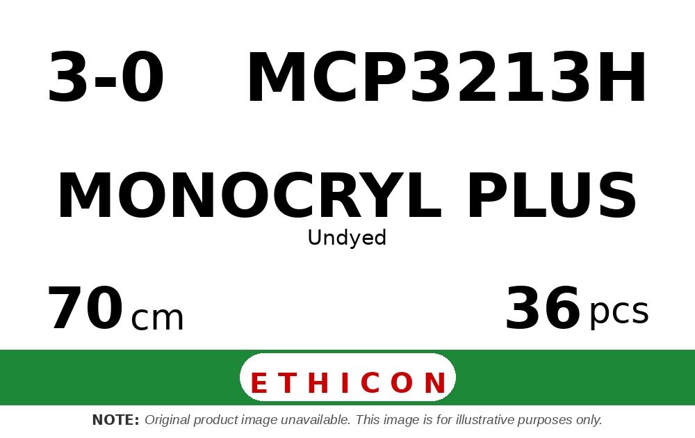 Monocryl Plus MCP3213H hechtdraad - PS 3-0 - 70cm - | per 36 st. |