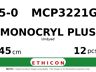 Monocryl Plus MCP3221G hechtdraad - FS-3 5-0 - 45cm - | per 12 st. |