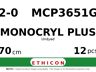 Monocryl Plus MCP3651G hechtdraad - KS 2-0 - 70cm - | per 12 st. |
