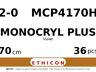 Monocryl Plus MCP4170H hechtdraad - SH 2-0 - 70cm - | per 36 st. |