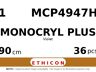 Monocryl Plus MCP4947H hechtdraad - CT-1 1 - 90cm - | per 36 st. |