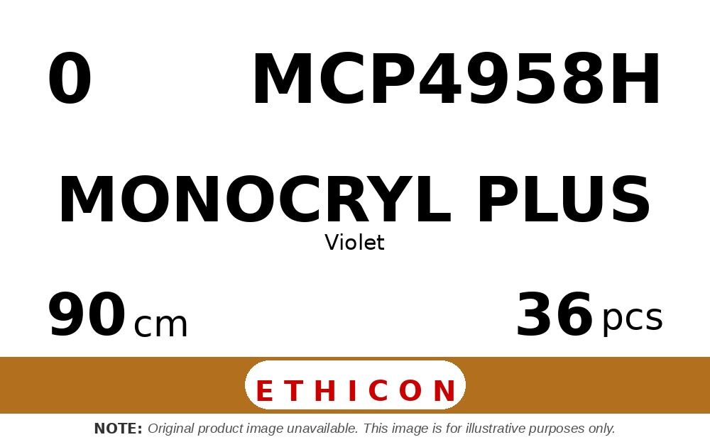 Monocryl Plus MCP4958H hechtdraad - CT 0 - 90cm - | per 36 st. |