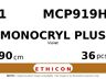 Monocryl Plus MCP919H hechtdraad - V-34 1 - 90cm - | per 36 st. |