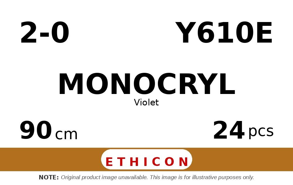 Monocryl Y610E hechtdraad - Multiple 2-0 - 90cm - | per 24 st. |