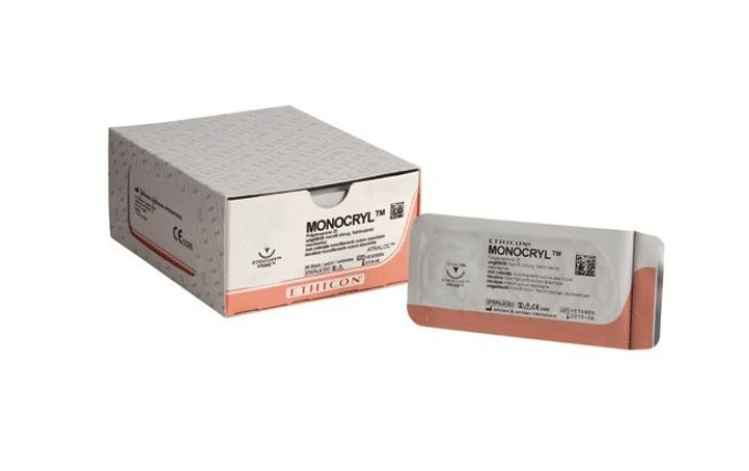 Monocryl hechtdraad 4-0 70cm ongekleurd FS-2 Y422H 36x