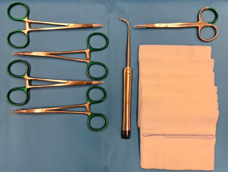 Muller set steriel per 40st.