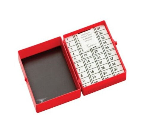 naaldenteldoos magneet/foamblok (20 Count 40 Capacity) geel (96 Stuks)