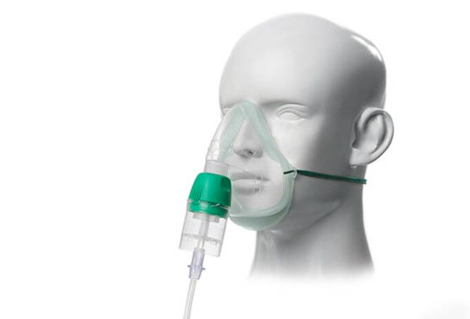 Nebulizer kit 6 ml- mask adult, safety connecting tube 210 cm per 50 stuks