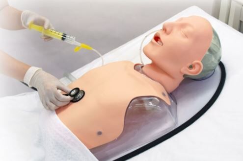 Oefenpop voor neusmaagsondes en pegsondes - afbeelding 0