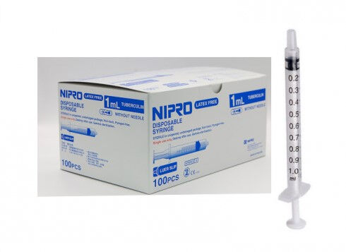 Nipro injectiespuiten Luer Lock steriel