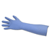 Blauwe nitrile handschoenen met lang manchet 40cm