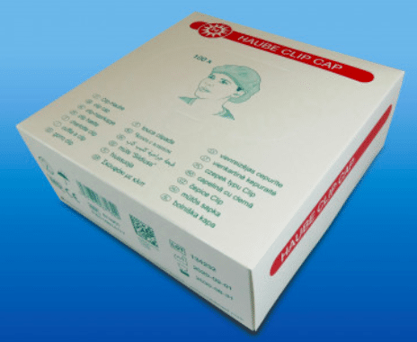 Nobamed clipcap wokkel patiënten muts wit per 100st