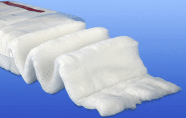 Noba verbandwatten 100gr. zigzag per verpakking