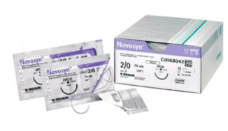 Bbraun Novosyn C0068012 hechtdraad 5-0 draad HR17 naald per 36st. - afbeelding 0