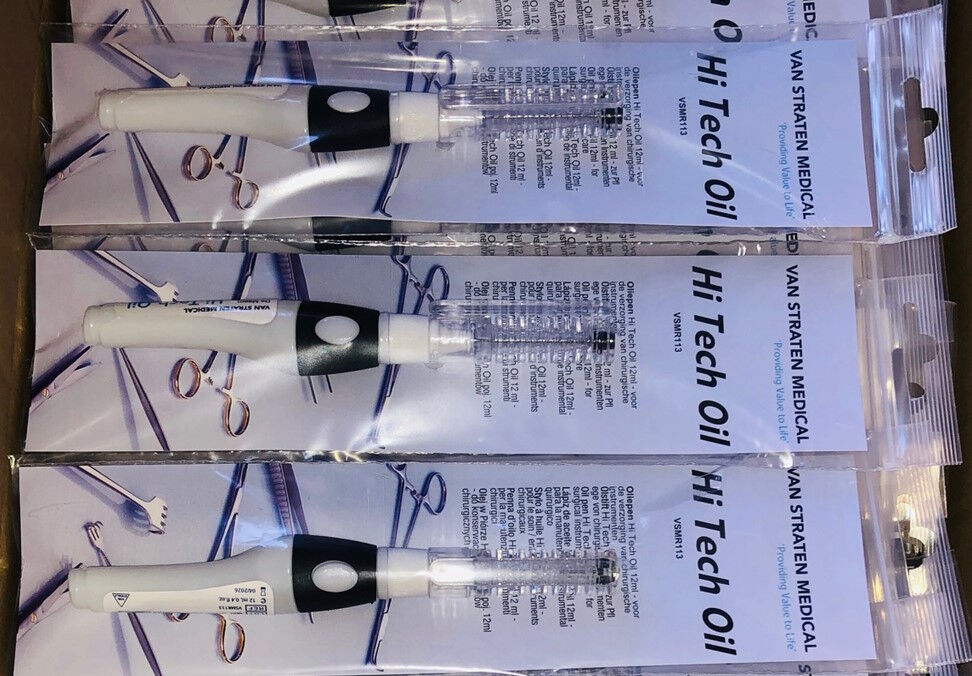Oliepen 12ml voor onderhoud chirurgische instrumenten