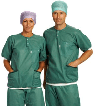 Omlooppak Unisoft broek molnlycke met manchetten maat L per 48st.