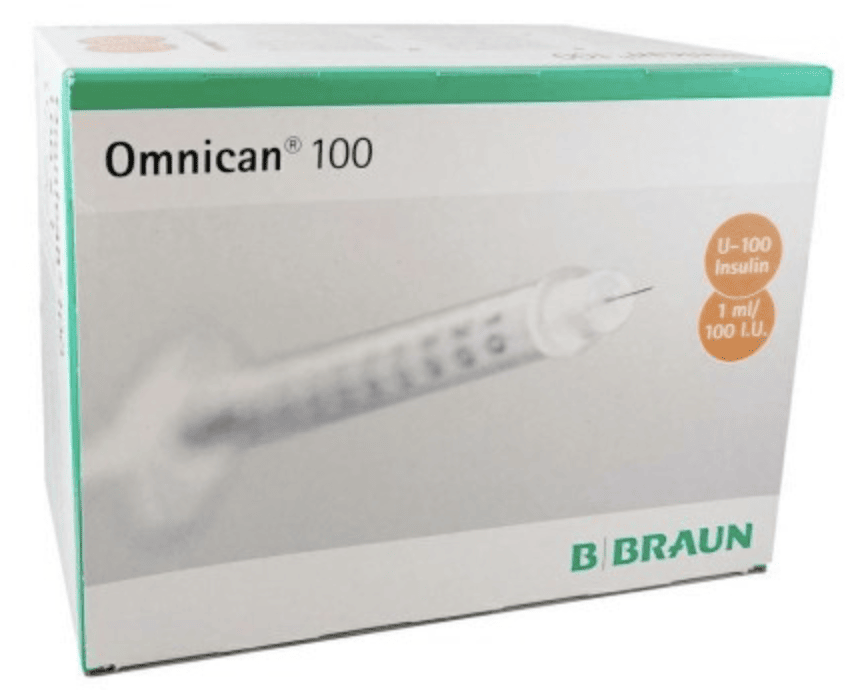 Omnican 100 insulinespuiten 1 ml per 100ST - afbeelding 1