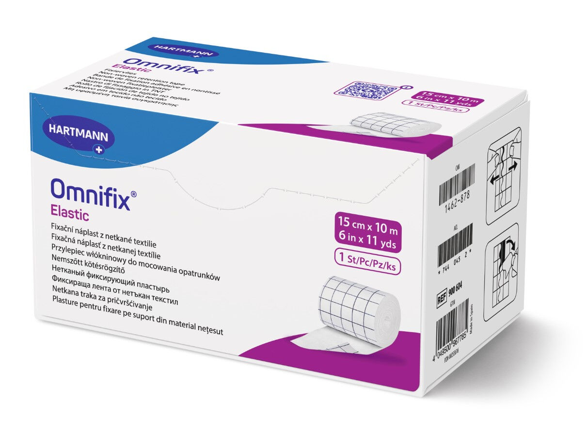 Omnifix elastic stretch fixatiepleister op rol 15cm x 10m 