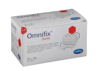 Omnifix elastic stretch fixatiepleister op rol 10cm x 10m per stuk