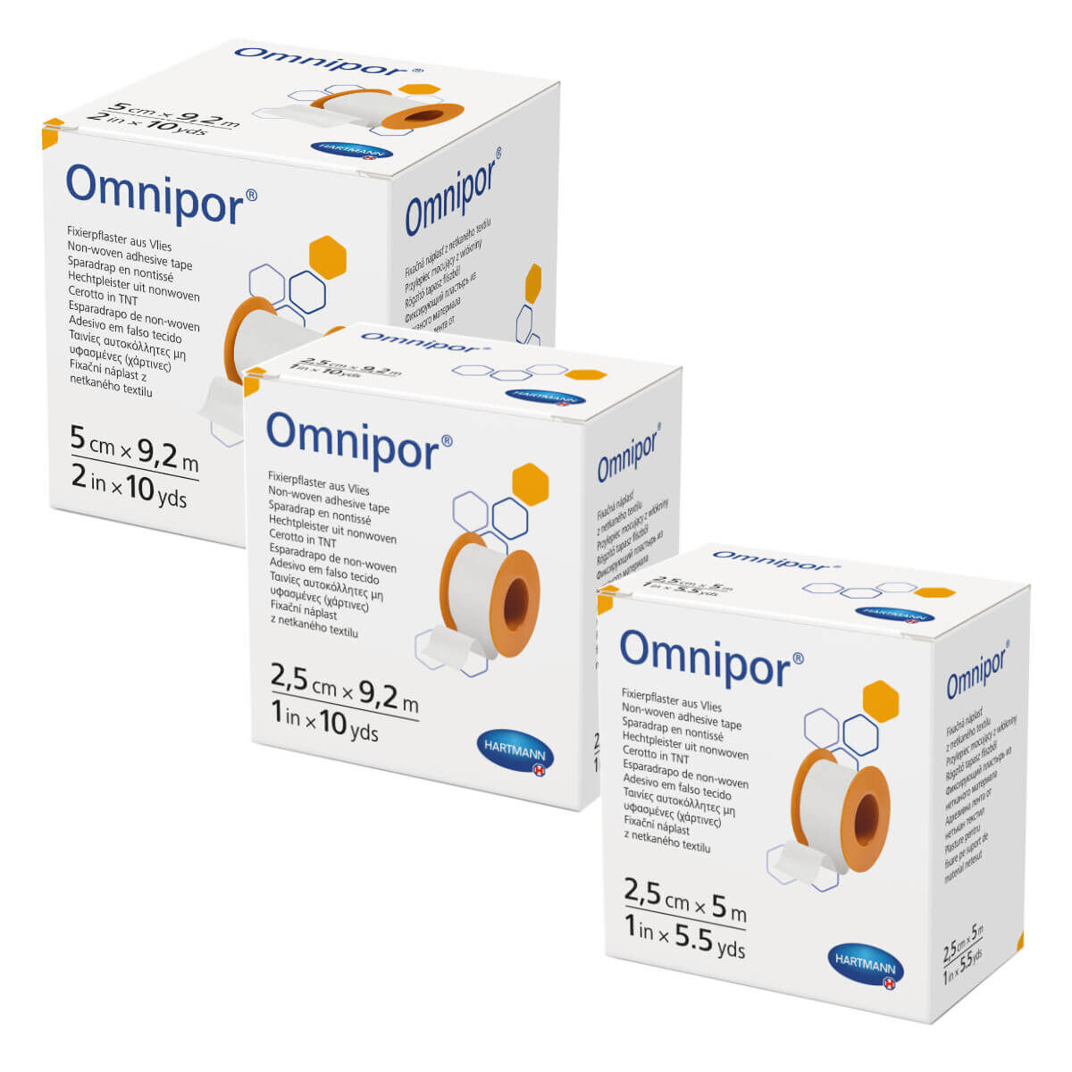 Omnipor 9.2mx5cm fixatiepleister per stuk