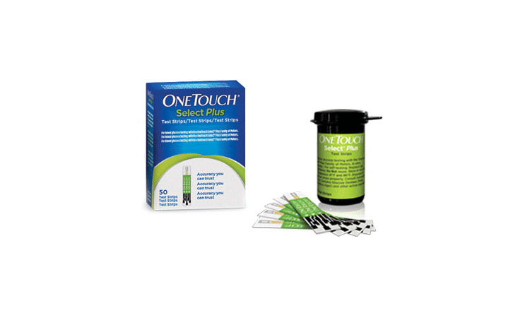 One Touch Select plus glucose teststrips per 50st. - afbeelding 0