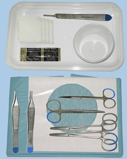 Ooglid correctieset instrumentenset VMC 4 per 32st.