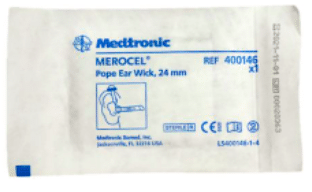 Medtronic Merocel pope ear wick oortampons 24mm x 9mm per 10st. - afbeelding 1