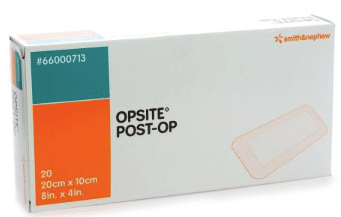 Smith&Nephew Opsite postoperatief wondverband eilandpleister 20x10cm per 20st.